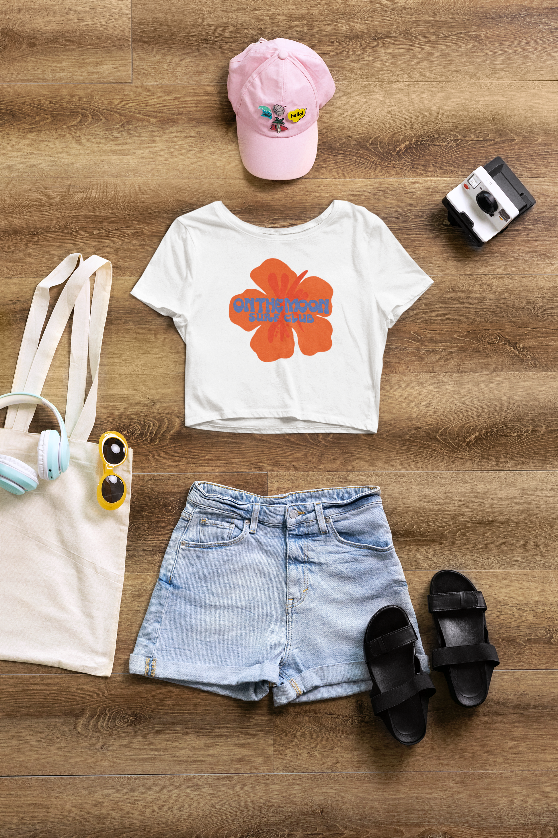 Orange Crop top