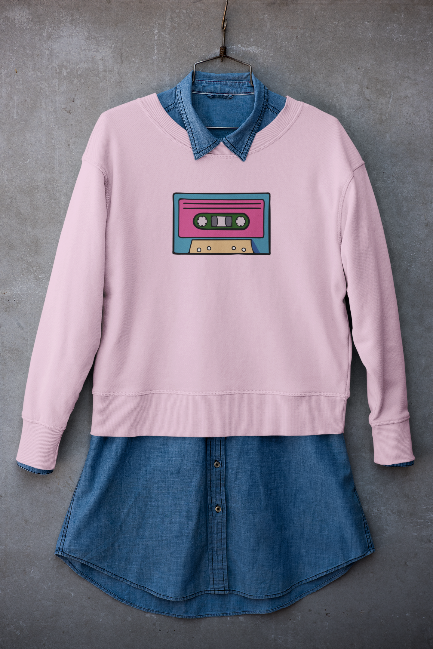 Vintage cassette sweatshirt