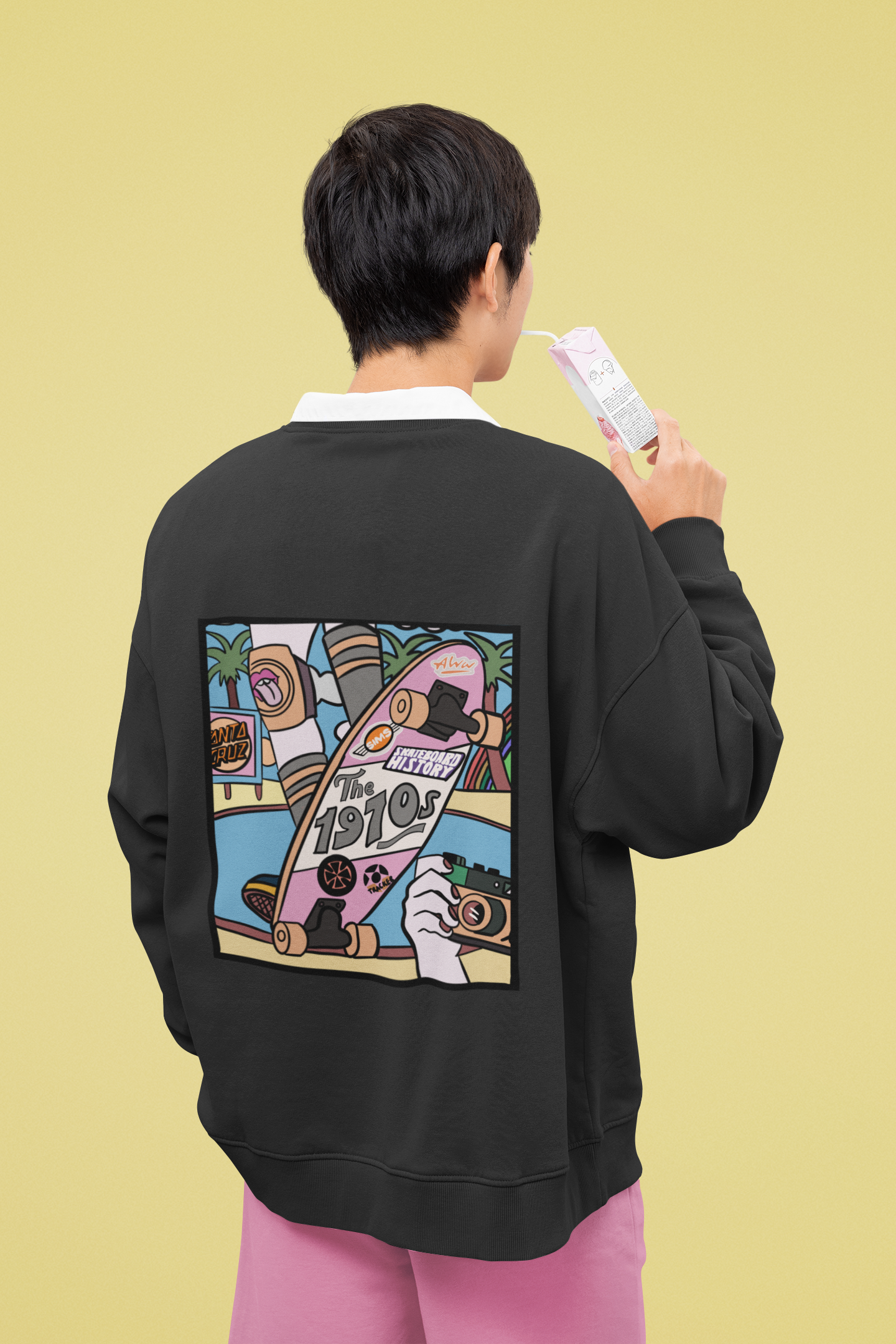 Skateboard unisex sweatshirt