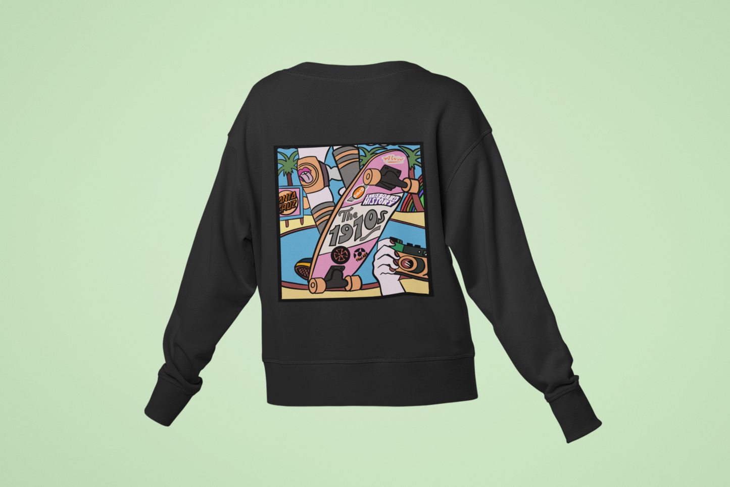 Skateboard unisex sweatshirt